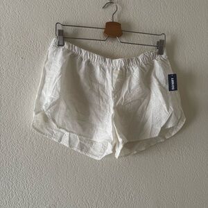 Old Navy white eyelet sleep shorts